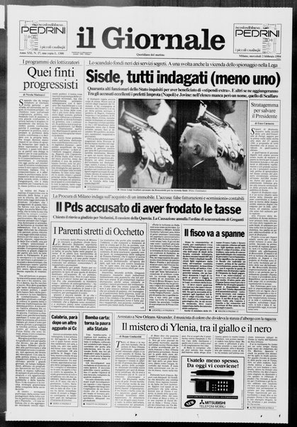 Il giornale : quotidiano del mattino